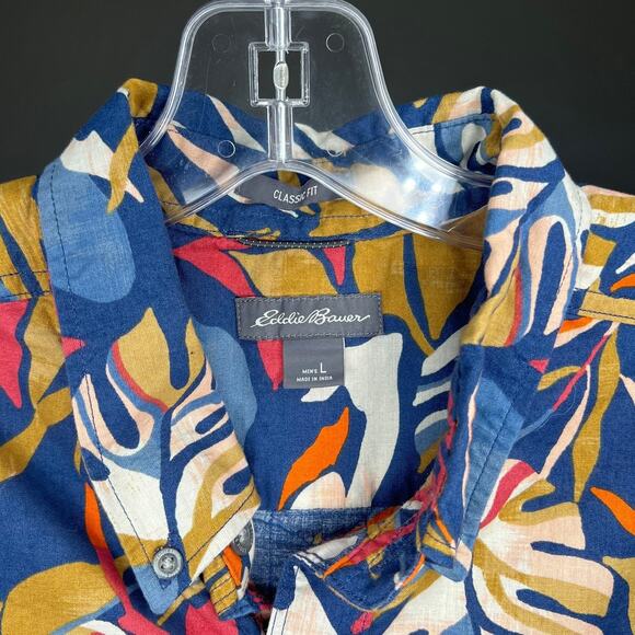 Eddie Bauer Classic Fit Button-Up Shirt - Size Large - Picture 3 of 4